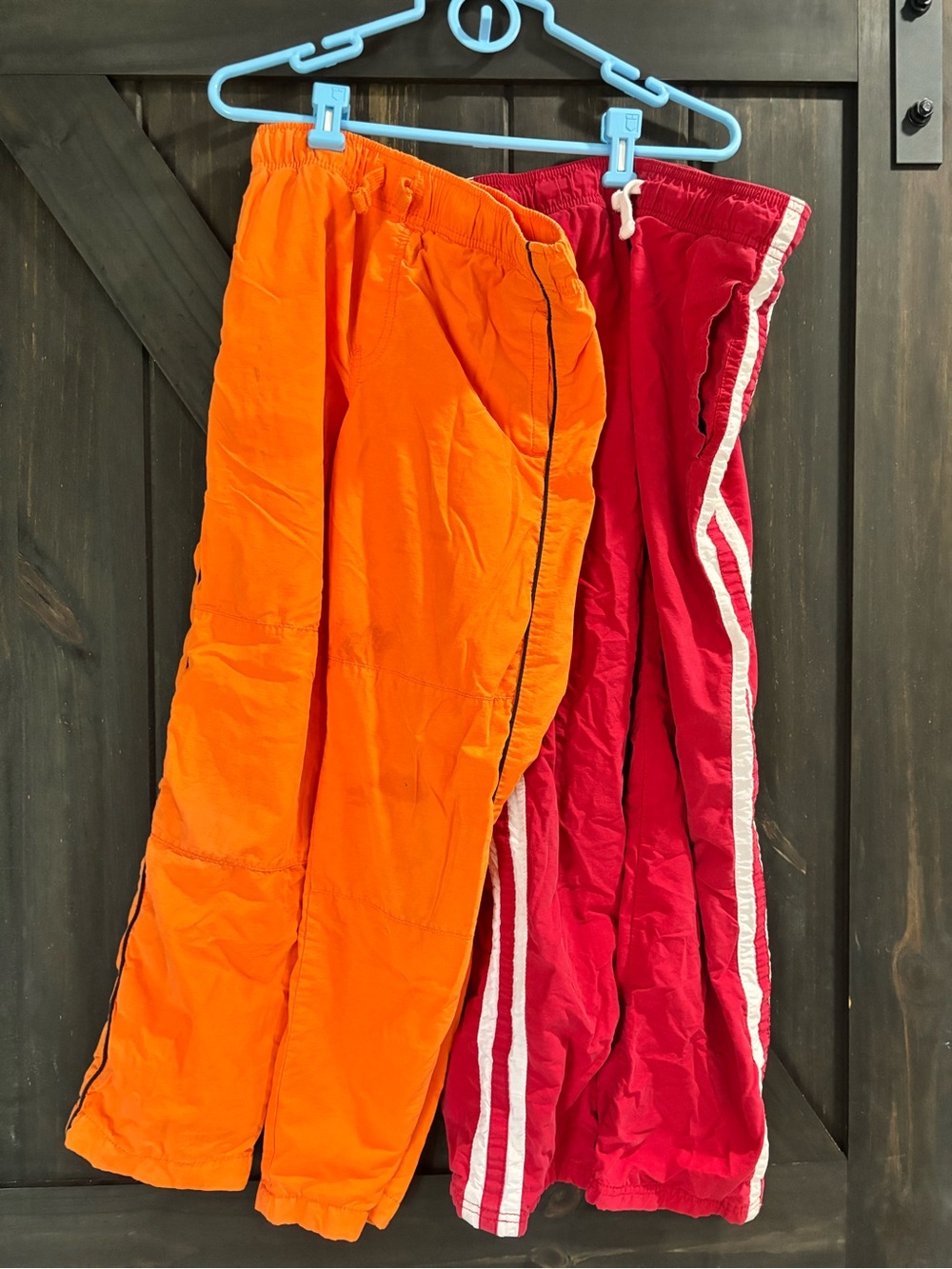 Gymboree Orange and Red Track Pants - Bold Colorblock Set